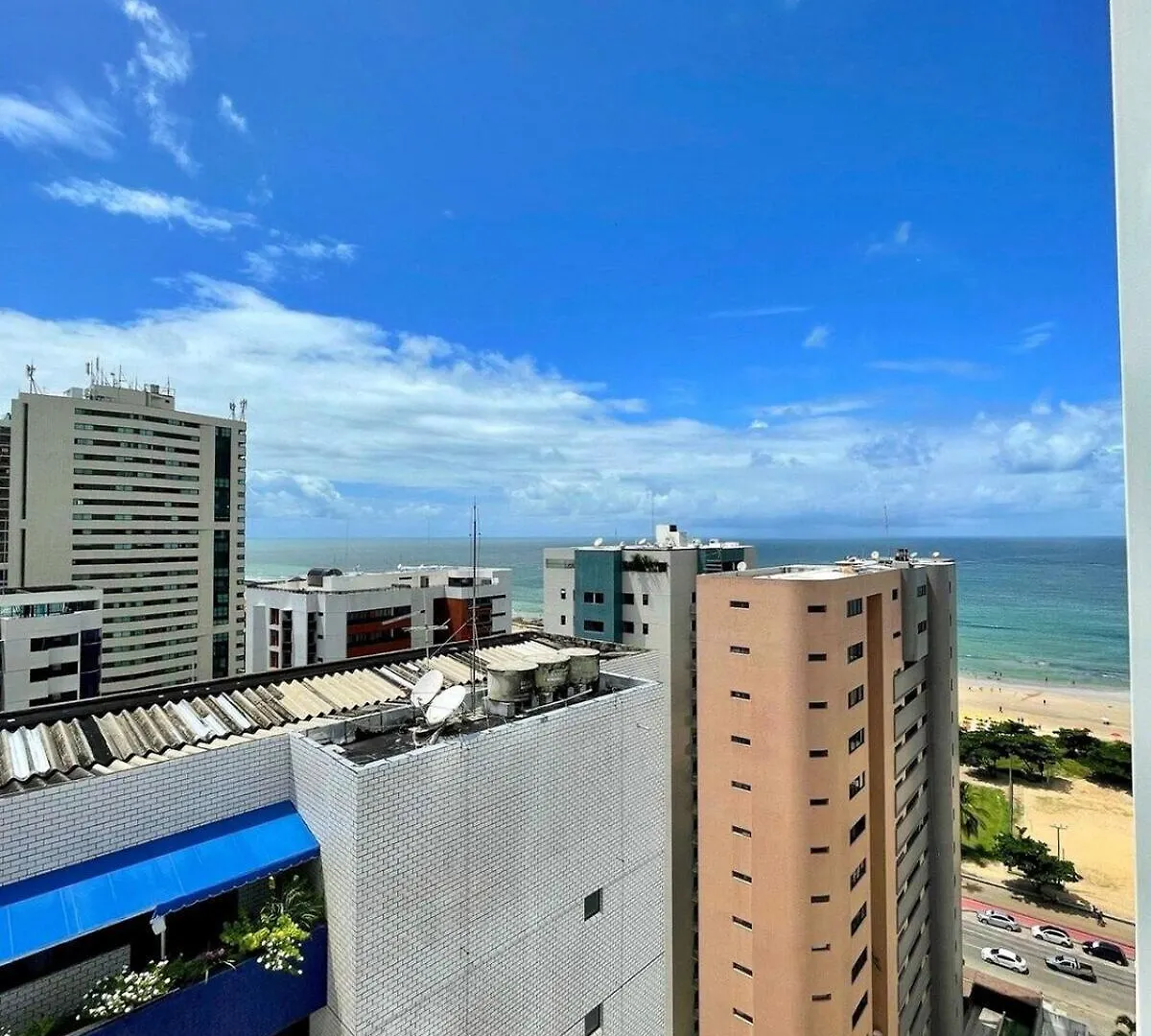 Bcex 1108 - Suite Luxo A Beira Mar C/Varanda Recife 0*,